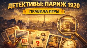 Как играть в Детективы: Париж 1920 — правила настольной игры