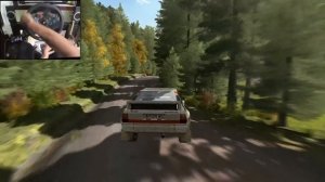 Audi Quattro на гравии 🔥 Dirt Rally на Logitech G29 🏁