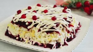 "РОЗОВАЯ КОРОЛЕВА" Салат, который все захотят попробовать! Нежнее Шубы/ Новый рецепт