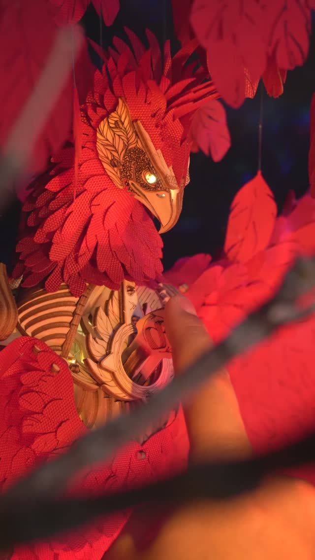 Оживите древнюю легенду своими руками! Создайте своего Огненного феникса со светящимися глазами