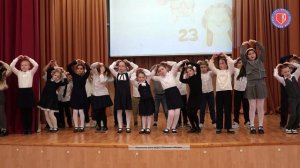 Праздничный концерт 23+8  (фрагмент) 1-2 классы