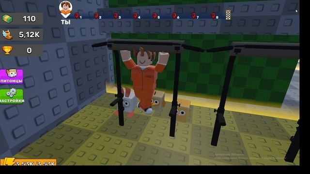 Сегодня я буду сбегать из тюрьмы но каждую секунду + скорость. Роблокс?