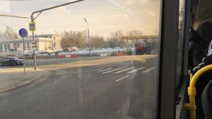 поездка на автобусе ЛиАЗ 6213 борт 191191, по маршруту 687