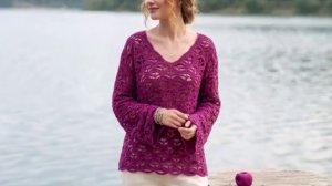 Узор крючком для джемпера - Вязание крючком