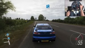 Mitsubishi Lancer Evo X 🔥 Заезд в FH4 на Logitech G29 🏁
