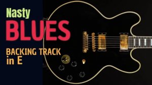 Wild Blues in E BACKING TRACK JAM -  11O bpm