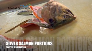 Разделка свежего серебряного лосося | Филе и голова для супа