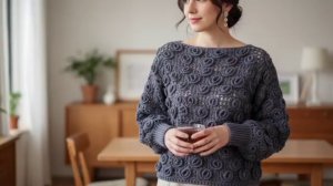 Узор крючком для джемпера - Вязание крючком