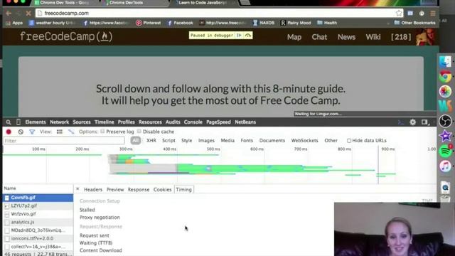 freeCodeCamp.org - 0031 - Chrome Dev Tools. Network Tab