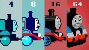 ПАРОВОЗИК ТОМАС ОТ 4-БИТНОЙ ДО 64-БИТНОЙ ВЕРСИИ! ЗАБАВНАЯ ПЕСЕНКА ПРО ПАРАВОЗИК🚂! РЕКАЦИЯ! 😼😾🙀