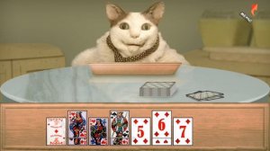 играю с котом бу в карты часть 2