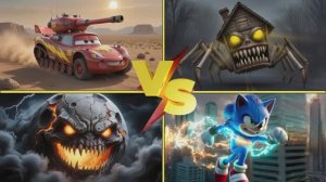 МУЛЬТИКИ: ДОМОГОЛОВЫЙ vs ЛУННЫЙ ПРИШЕЛЕЦ vs МОЛНИЯ МАКВИН vs СОНИК — НЕВЕРОЯТНЫЙ БАТТЛ!