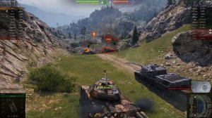 Мир танков. Полигон. Ласвилль. Бой на ИС-4. Взял 3 фрага и 3.1К урона.