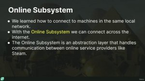 3-2. Online Subsystem Intro