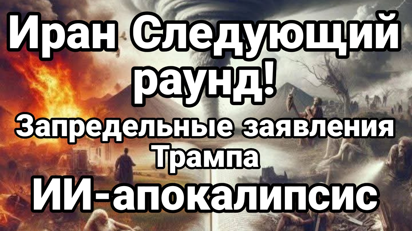ИРАН СЛЕДУЮЩИЙ РАУНД ! ТРАМП ПОПУТАЛ БЕРЕНА ИИ-АПОКАЛИПСИС