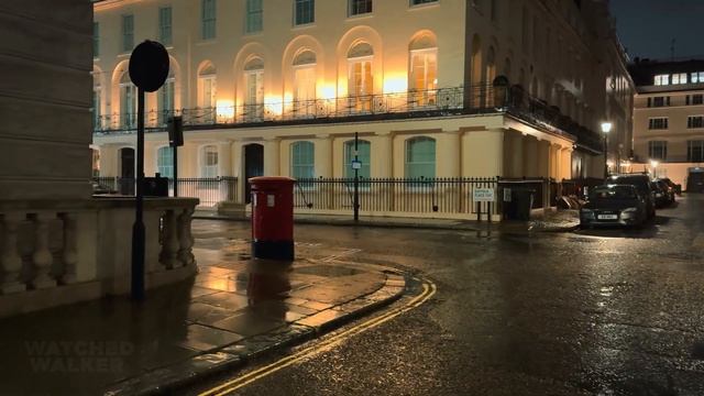 London Heavy Rain Walk 2026 ☔️ Atmospheric West End Night Ambience