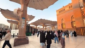 Медина Саудовская Аравия 2026 Ранняя утренняя прогулка по улицам у мечети Аль-Набави