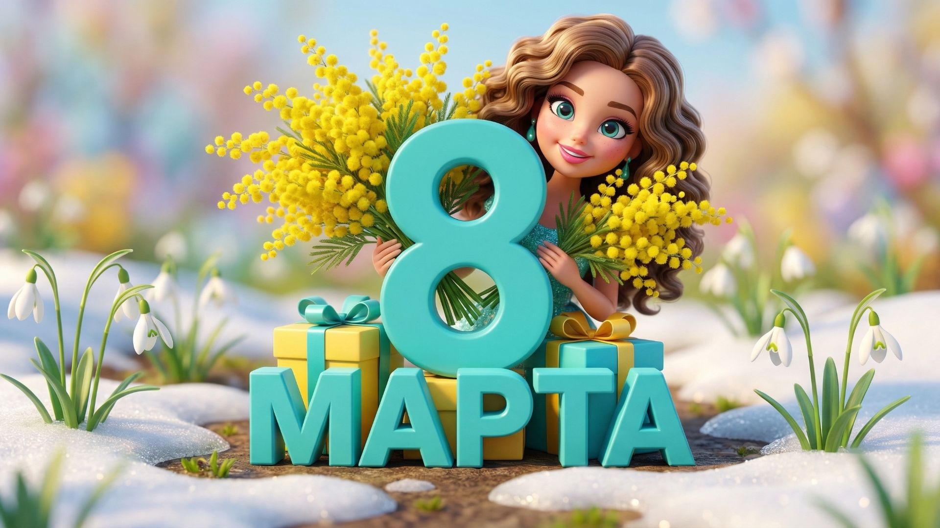 С 8 МАРТА  ПОЗДРАВЛЯЮ!!! СУПЕР МУЗЫКАЛЬНОЕ ПОЗДРАВЛЕНИЯ ДЛЯ ВСЕХ ЖЕНЩИН! С ДНЁМ 8 МАРТА!