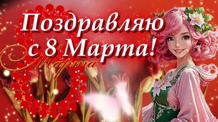 Красивое музыкальное поздравление с прекрасным весенним праздником 8 марта, Супер песня!