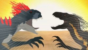 Скорпиос Рекс лвл 40 vs Индораптор лвл 40 | Анимация (заказ от Артёмки 24К