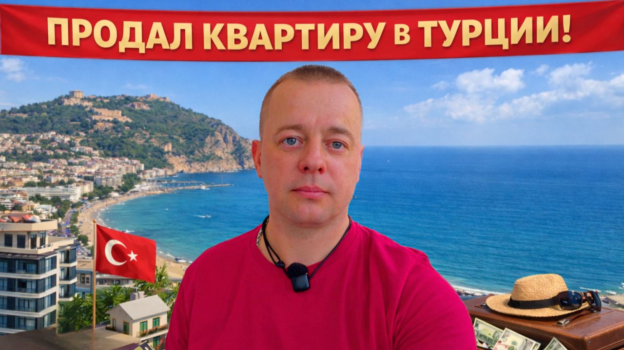 ПРОДАЛ КВАРТИРУ В ТУРЦИИ! Пора УЛЕТАТЬ! Аланья СЕГОДНЯ!