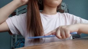 делаю причёску#как легко сделать чёлку#подписывайся на канал