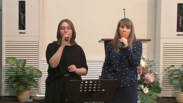 Пение дуэт Галина и Виктория