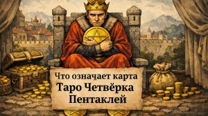Что означает карта Таро Четвёрка Пентаклей и о чём она предупреждает?