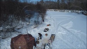 Зимняя рыбалка. Быт.