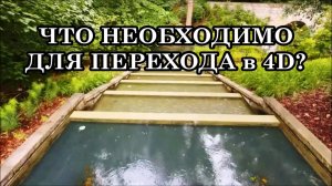 ЧТО НЕОБХОДИМО ДЛЯ ПЕРЕХОДА в 4D. Почему много желающих и мало идущих в пространство 4D.