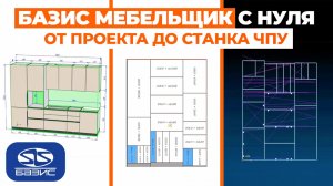 Проектирование и ЧПУ в одной системе Базис Мебельщик