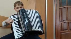 Бастраков Андрей/ аккордеон   "Синий платочек"