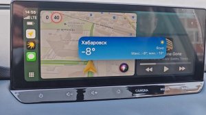 Работа Carplay на Nissan Qashqai Glory