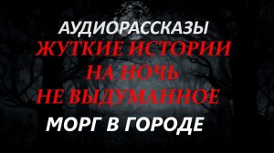 СТРАШНЫЕ РАССКАЗЫ НА НОЧЬ-МОРГ В ГОРОДЕ