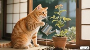 Мама-Кошка Объединяется с Рыжим Котенком 🐾... Они Ловят на Крючок Гигантскую Рыбу И Выигрывают Конк