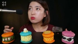 신데렐라롱ㅣ마카롱ㅣ노토킹 ASMR 리얼 사운드 먹방 _ MaCaron _ マカロン _ No