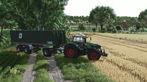 Farming Simulator 25  Уборка пшеницы. Карта Fenyerpuszta.