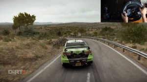 Mitsubishi Lancer Evo X на гравии 🔥 Dirt 4 с ручкой КПП на Logitech G29 🏁