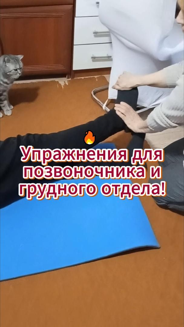 🔥 Упражнения для позвоночника и грудного отдела!
