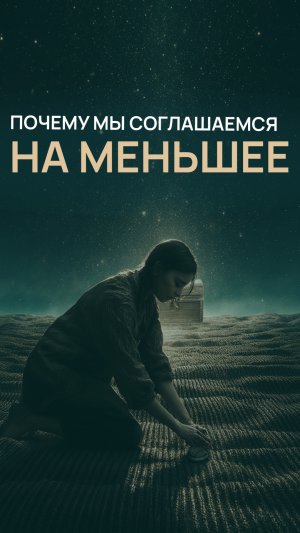 Почему мы соглашаемся на меньшее