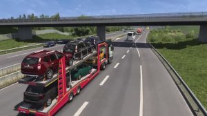 Euro Truck Simulator 2 #38 - Улучшение гаража и  перевозка Автомобилей 298км