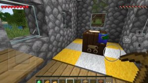 начало выживание в удачном мире в Minecraft