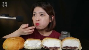 연남동 푸하하 크림빵 ASMR 리얼 사운드 먹방 _ Cream bread _ クリームパン