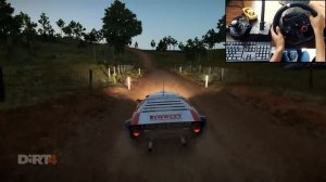 Lancia Stratos на гравии 🔥 Dirt 4 с ручкой КПП на Logitech G29 🏁
