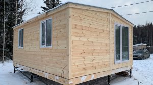Модульный дом с двумя спальнями 30 м²