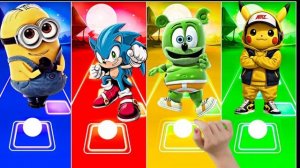 МИНЬОН vs СОНИК vs ЖЕВАТЕЛЬНЫЙ МИШКА vs ПИКАЧУ — ЗАЖИГАТЕЛЬНЫЙ БАТТЛ под EDM!