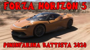 "Итальянская сила и электрический заряд: Pininfarina Battista 2020 в Forza Horizon 5"
