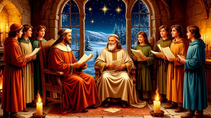 Из вагантов. Рождественская песня школяров своему учителю