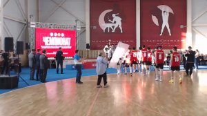 Церемония награждения Чемпионата РСЯ по волейболу среди мужских команд (высшая лига)