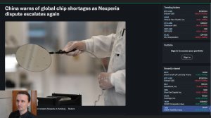 Подборка экономических новостей. Nexperia. Новые риски остановки поставок микрочипов